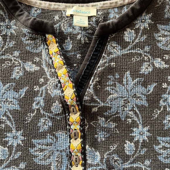 Sundance Multicolored Henley - Picture 4 of 5